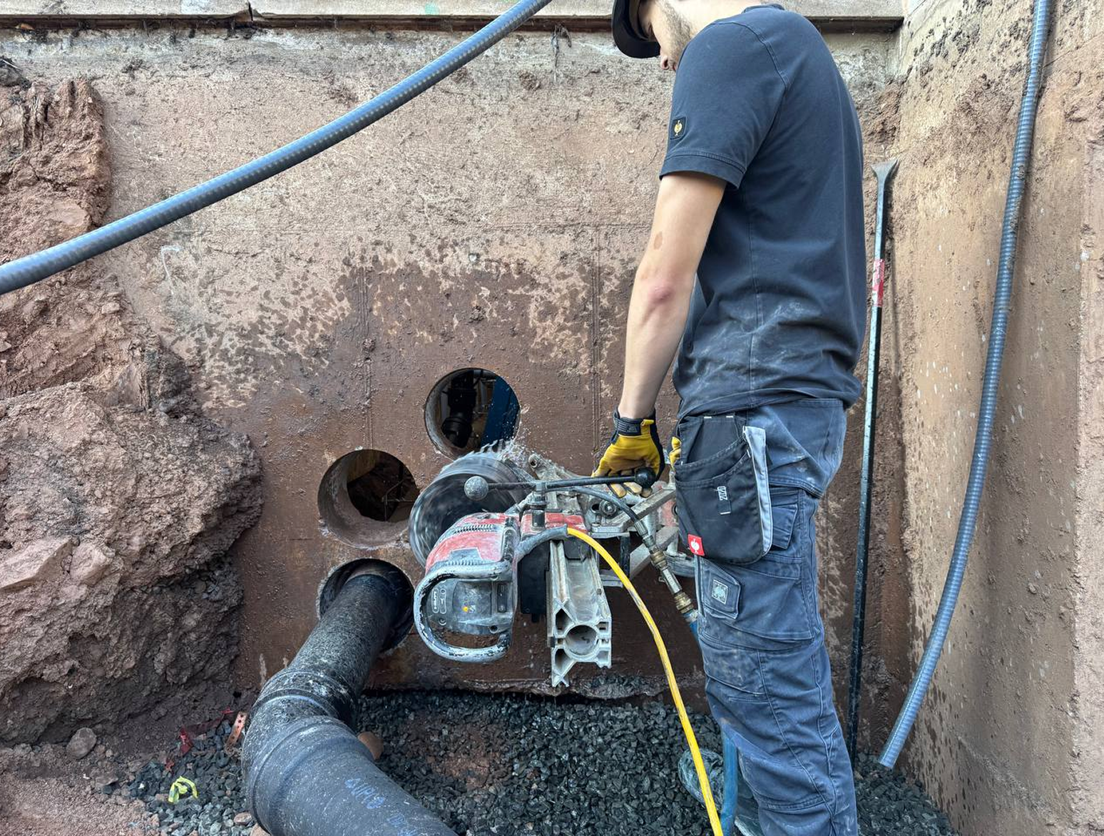 Core drilling project